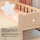 thumbnail image 4 of Juguete De Almohada De Peluche, Evita La Deformación, Suave, Multiusos, 19,6 Pulgadas, Linda Almohada En Forma De Estrella De Felpa Para Dormitorio Para Coche, 4 of 7