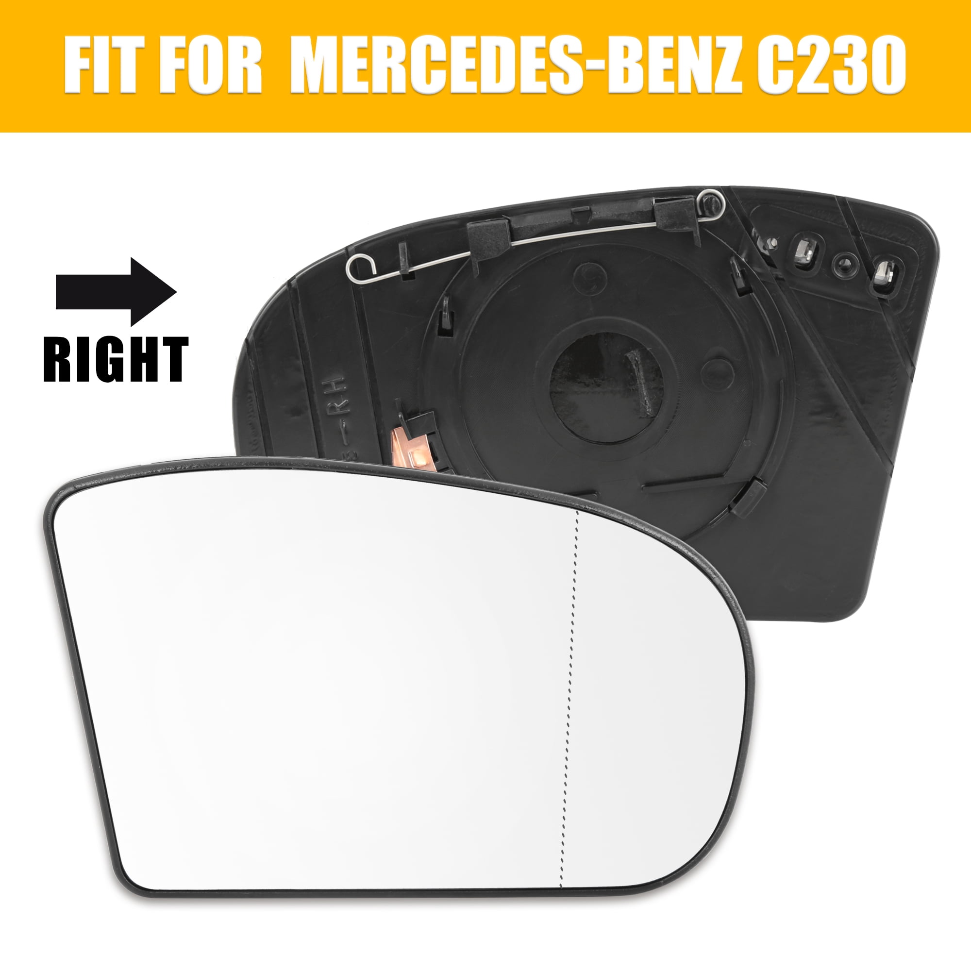 Unique Bargains Mirror Glass Heated Backing Plate RH