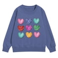thumbnail image 6 of Girls Cute Sweatshirts Heart Print Oversized Swea𝘁 Shirts Tween 𝗣reppy Clothes 2026 Trendy Long Sleeve Hoodies Pullover Tops, 6 of 9