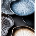 thumbnail image 4 of Ceramic Tableware Food Serving Plate Fish Salad Dishes Lotus Leaf Pattern Snack Tray Plate for Restaurant (5 Inches Black), 4 of 8