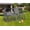 Gray, variant on TIMHAKA A-Frame Wooden Chicken Run for 6-8 Chickens, 95'' Outdoor Poultry Cage w/ 2 Nesting Box, Hen House w/Ventilating Wire, Waterproof Asphalt Roof, Yellow and Black