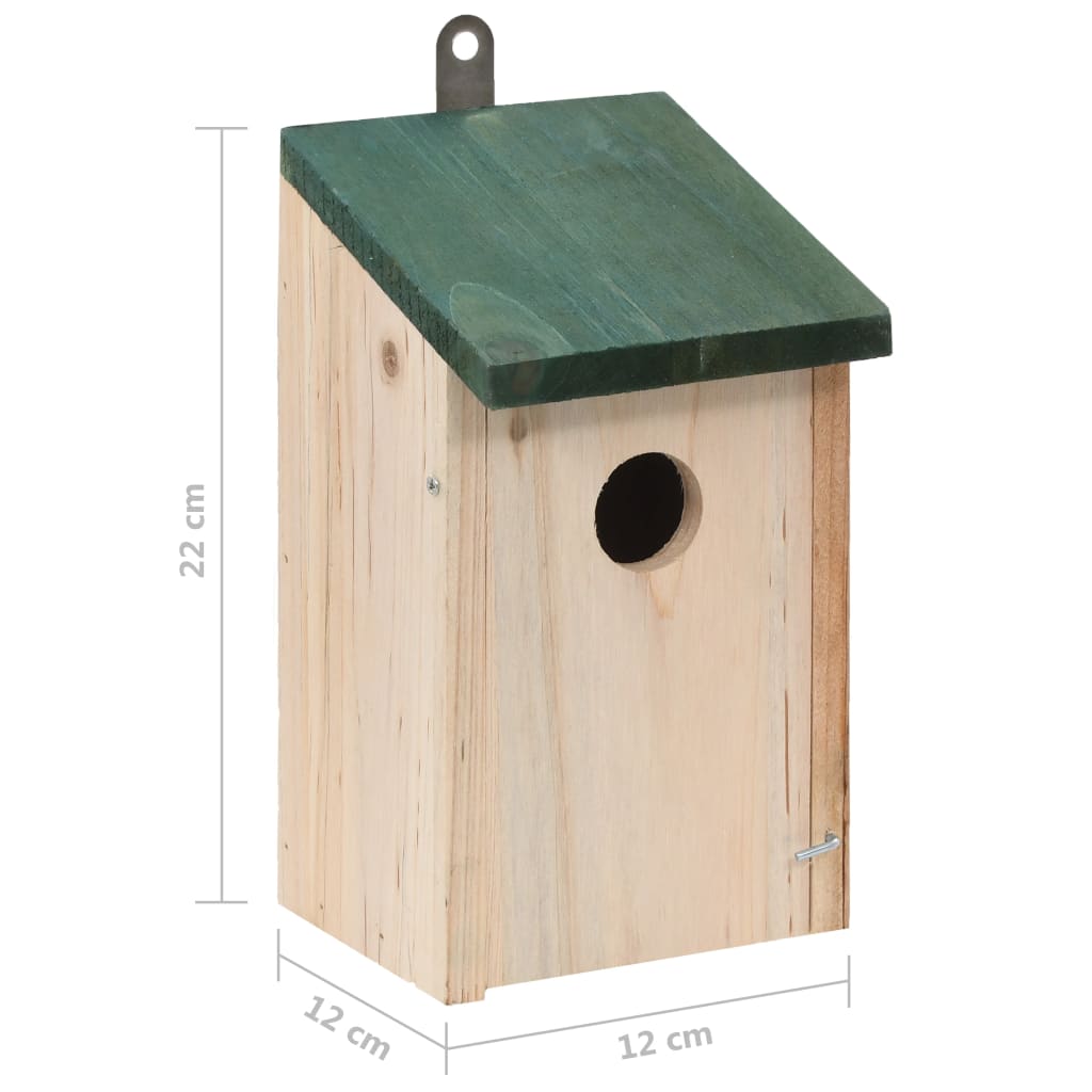 Kepooman 4pcs Bird Feeder House for Balcony, Beige Kepooman 4pcs Bird Feeder House for Balcony, Beige