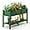 Green, variant on Dycanpo Raised Garden Bed with Legs and Storage Shelf, Outdoor Planter Box, 47x19x28in, White