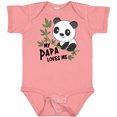 thumbnail image 3 of Inktastic My Papa Loves Me- Cute Panda Boys or Girls Baby Bodysuit, 3 of 5