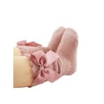 thumbnail image 6 of Gureui Kids Baby Girls Mesh Socks, Cotton Breathable Solid Color Mid-Calf Socks with Bowknot Decoration, 6 of 8