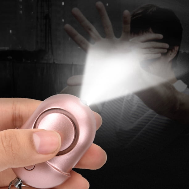 Llavero de Alarma de Seguridad ANGGREK Defensa Personal 130db Color Rosado