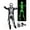 Skeleton 3PCS, variant on WIBACKER Kids Skeleton Halloween Costume, Glow in The Dark Halloween Cosplay Onesie for Boys and Girls, Jumpsuit   Gloves   Hood Mask