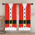 thumbnail image 5 of Blackout Kids Curtains,Red Christmas Santa Costume Pattern Childrens Insulated Curtains Set Of 2,Bedroom Essentials,Toddler Room Decor 52"x63", 5 of 5