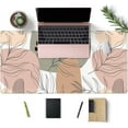 thumbnail image 6 of Desk Mat Abstract Boho Large Mouse Pad,Brown Grey Pink Aesthetic Mouse Pad Extended Full Desk Gaming Mousepad XXL Long Keyboard Mouse Mat Desk Pad 31.5X15.7 Desk Accessories for Women Girls, 6 of 6