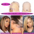 thumbnail image 4 of Peluca Guebb Highlight Bob, pelo humano, 13 x 4 cm, encaje frontal, para mujer, 4 of 6