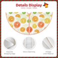 thumbnail image 3 of Sikiie Colorful Lemons Nativity Christmas Tree Skirt, Jesus Christian Winter Holiday Tree Mat Decoration(30-48IN), 3 of 6