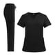 thumbnail image 5 of Conjunto de uniforme de limpieza para mujer, ropa de trabajo de enfermería con cuello en V para tienda de mascotas, salón de, 5 of 8