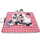 thumbnail image 4 of Greeniant Colchoneta de Picnic impermeable plegable para exteriores a cuadros rojos y blancos, almohadilla gruesa de moda, transpirable, suave, portátil, carpas caja roja 150*100cm Greeniant OD001135-01, 4 of 6