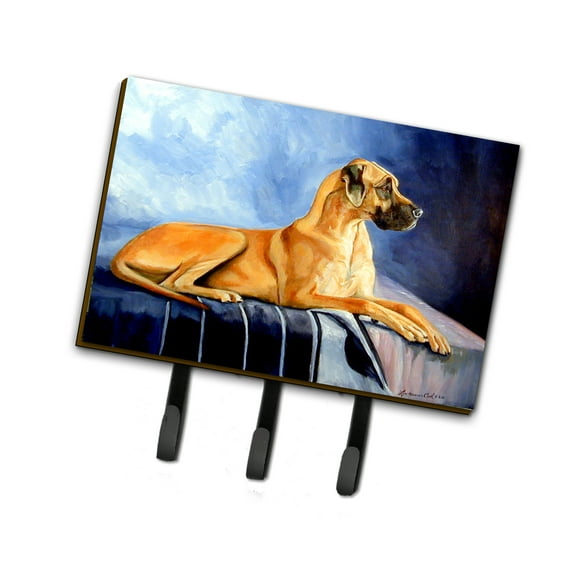 Carolines Treasures 7204TH68 Natural Fawn Great Dane Leash or Key Holder Triple multicolor