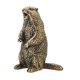 thumbnail image 2 of Figura de marmota de latón en miniatura, estilo retro, realista, para sala de estar, escritorio y hogar., 2 of 9