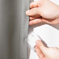thumbnail image 4 of 2/4/8Pcs Clear Shower Liners Curtain Clip Windproof Self Adhesive Shower Splash Guard Holder Clamps Bathroom Accessories, 4 of 4