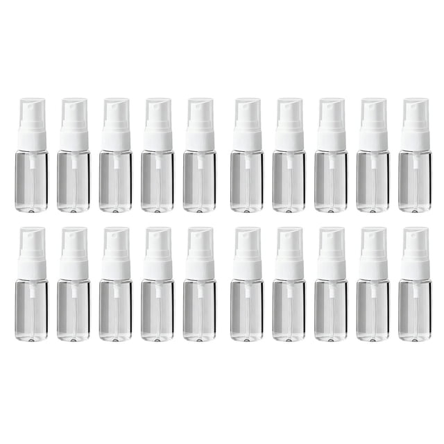 Hioecau Fine Mist Spray Bottle Set Leak-proof Mini Empty Bottle Clear Refillable Spray Bottle Container