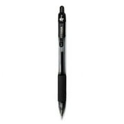 Z-Grip Ballpoint Pen, Retractable, Medium 0.7 Mm, Black Ink, Black Tinted Barrel, Dozen