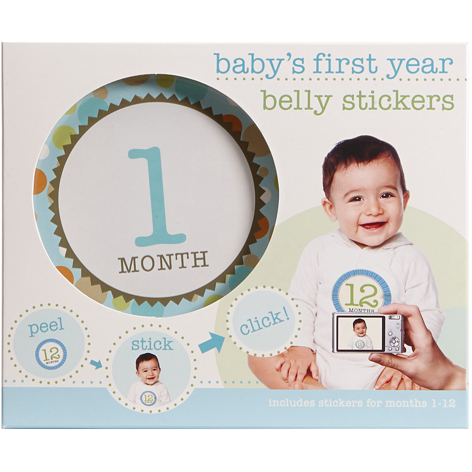 Unisex Pearhead First Year Belly Stickers