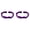 Purple, variant on 2Pcs Resistance Bands Set, 8 Sections Elastic Tension Rope Numbered for Glutes Yoga Pilates, Versatile Fitness Exercise Pull Strap for Dance Gymnastics Strength Training and Stretching
