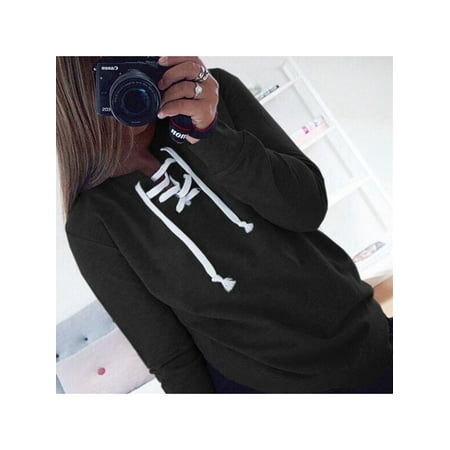 Light Gray Toms Cyber Monday Deals! Women's Long Sleeve Blouse Tops for Women, Black / Gray / Pink Lightweight Pullover Tops for Juniors, Gift Leisure Band Collar T-shirts for Ladies, Clearance! ()