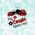 thumbnail image 4 of Inktastic My Cousin Loves Me with Cute Ladybugs Boys or Girls Baby Bodysuit, 4 of 5
