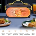 thumbnail image 4 of Electric heating lunch box,Steel Container Spoon Box Car Heated Lunch Box Removable Stainless Steel With Removable Stainless Car Dual Use Container Spoon Carry 75w Stainless Steel Container Ichu (, 4 of 7