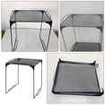 thumbnail image 3 of 1Pcs Iron Locker Shelf Black 32.5X28.5X25.5in Foldable Storage for Home Kitchen Bathroom, 3 of 9