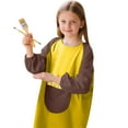 thumbnail image 1 of AWZXDE Kids Clothes Craft Waterproof Painting Smock with Long Sleeves and Pockets Apron, 1 of 5