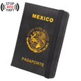 thumbnail image 1 of Porta licencia mexicana antimagnético RFID con banda elástica y posición multitarjeta, porta licencia, porta boletos, 1 of 6