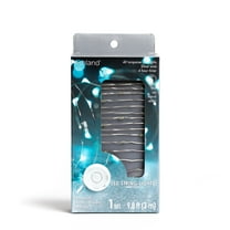 40ct. Turquoise Silver Wire LED String Lights by Ashland