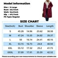 thumbnail image 3 of Hogleaql Women Winter Coats Fleece Long Coats Casual Long Sleeve Full Zip Reversible Coat Thermal Quilted Jackets with Pockets Loose Fall Long Hoodie Overcoat Army Green 3XL, 3 of 5