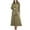 Army Green, variant on cfhntfmh Linen Sets for Women Cotton Casual Long Sleeve Buttons down Shirts Summer Flowy Maxi Skirts Plus Size Lounge Sets