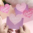 thumbnail image 3 of 100Pcs Mother's Day Heart Greeting Cards Foldable Love Heart Greeting Cards - 7cm x 9cm, 3 of 6