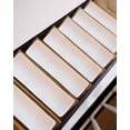 thumbnail image 7 of Stair Treads for Wooden Steps, Pink White Ombre Peel and Stick Stair Treads with Adhesive, Beige Gradient Color Modern Abstract Art Non Slip Indoor Stairs Runner Rugs Mats for Elders Dogs 8"x30"7PCS, 7 of 7