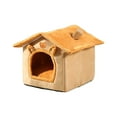 thumbnail image 3 of pstuiky Cama para mascotas, cama para gatos, cama para perros, cama extraíble para perros, cama cálida de invierno para gatos, nidos para mascotas de doble función, tapete para mascotas, 3 of 9