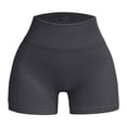thumbnail image 7 of OGLCCG Womens High Waisted Ribbed Knit Biker Shorts Slim Fit Workout Gym Shorts Summer Stretchy Running Athletic Short Pants,S,Gray, 7 of 7