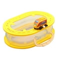 thumbnail image 4 of Caja de Almacenamiento de Vagones de Ferrocarril, Estuche de Almacenamiento de Juguetes Coleccionable, Coche de Juguete Portátil Ligero, Coche de Cuer Amarillo, 4 of 8