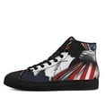 thumbnail image 3 of Jesus High Top Canvas Shoes Sneakers Black Size 7, 3 of 7