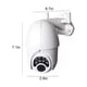 thumbnail image 3 of Cámara de monitoreo WiFi inalámbrica 1080p HD Control remoto Monitoreo de 360 °, Diálogo bidireccional, Visión nocturna a todo color Cámara de alarma de seguimiento móvil Cámaras WiFi, 3 of 9