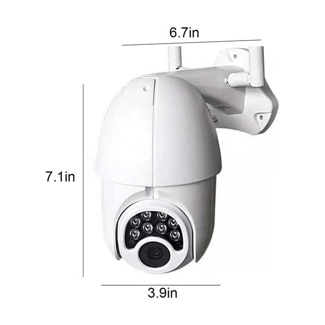 Herunwer Wireless 1080p WiFi Security Camera with 360° Pan-Tilt, Two-Way Audio, and Full-Color Night Vision
