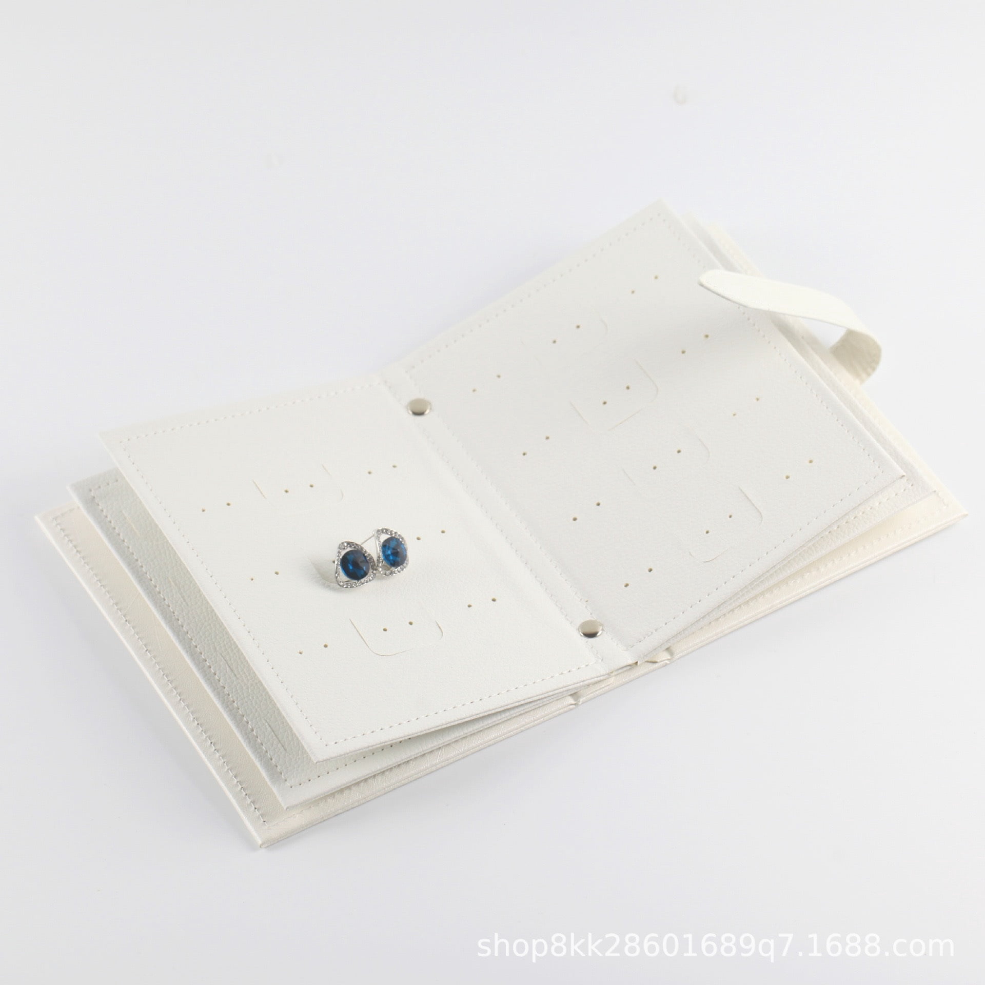 BH-JJSMGS Earring Book Design Portable Earring Holder Travel Jewelry Organizer Case For Earring