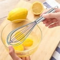 thumbnail image 5 of Cagogo under $5 Stainless Steel Whisk, Stainless Steel Manual Egg Beater,Handheld Whisk for Cream Eggs,Baking Tool Kitchen Whisk,Efficient Egg Whipper for Cooking,Dishwasher Safe Mixing Tool, 5 of 5