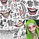 thumbnail image 1 of 5 hojas de tatuajes temporales YONGSHENG Joker 21x15 cm, 1 of 5