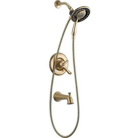 Balance Shower Control - Delta Linden Dual Function Pressure Balanced Bath and Shower Trim with In2ition 2