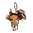 thumbnail image 3 of Llavero de vaquero occidental Hugo Decoración Interior de coche Abalorio colgante Llavero de silla de montar a caballo, 3 of 10