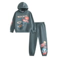 thumbnail image 1 of Hot Wheels Ensemble Chandail à Capuchon Imprimé et Pantalons de Jogging pour Garçons, 1 of 6