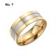 thumbnail image 5 of Qarigey Anillo Punk de moda, alianzas de boda, anillos exquisitos Ins, accesorios de ropa, joyería, abalorio, regalos de aniversario de compromiso Accesorios de disfraces Oro 7 # Qarigey AP014847-09, 5 of 6