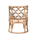 thumbnail image 5 of bali & pari Aster Rattan BOHO Accent Chair, Natural Brown, 5 of 10