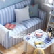 thumbnail image 5 of Casas de muñecas en miniatura para hacer tú mismo, juguetes de madera para niños, regalo de cumpleaños (azul), 5 of 9